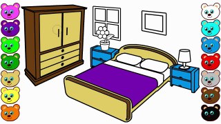 Mom and Dads Bedroom | Coloring Pages for Children