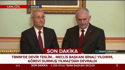 TBMM'de devir teslim töreni