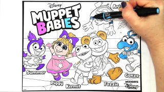 Disney Muppet Babies Coloring Page | Disney Muppet Babies Coloring Book | Disney Jr.