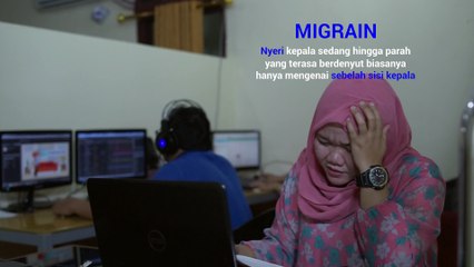 MIGRAIN - Definisi,Penyebab & Faktor Resiko Migrain (Sakit Kepala)
