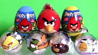NEW Angry Birds Surprise Eggs Review by Disneycollector Chocolate Sorpresa Huevos!