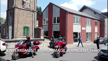 Funérailles de Vincent Thiry, décédé à Salzinnes le  juillet 2018