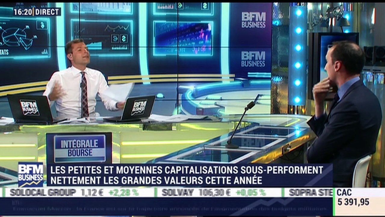Les petites et moyennes capitalisations sous-performent nettement les grandes valeurs cette année - 12/07