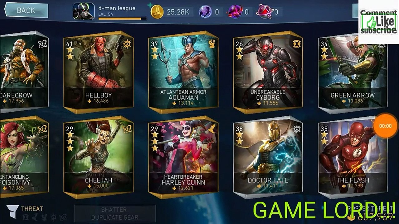 INJUSTICE 2 ANDROID WHERE TO FIND GOLD  HEARTBREAKER HARLEY QUEEN FULL GEAR