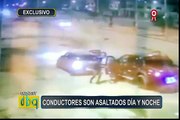 Inseguridad ciudadana: conductores son asaltados día y noche en diversas zonas de la capital