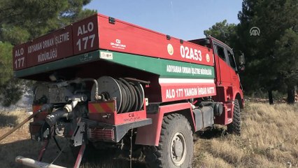 Adıyaman'da örtü yangını - 10 hektarlık alan zarar gördü