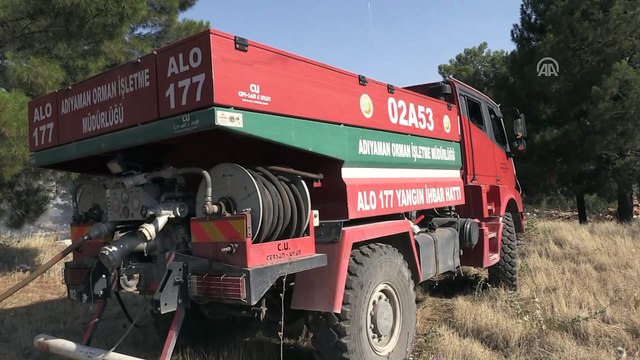 Adıyaman'da örtü yangını - 10 hektarlık alan zarar gördü