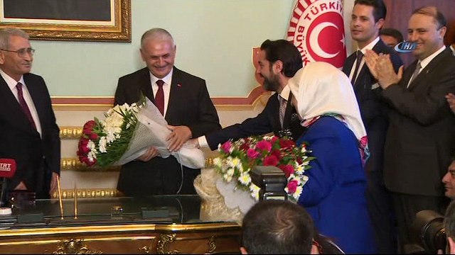 TBMM Başkanı Binali Yıldırım TBMM Başkanlık görevini devraldı