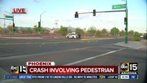 Teen pedestrian struck by car, seriously hurt in Phoenix