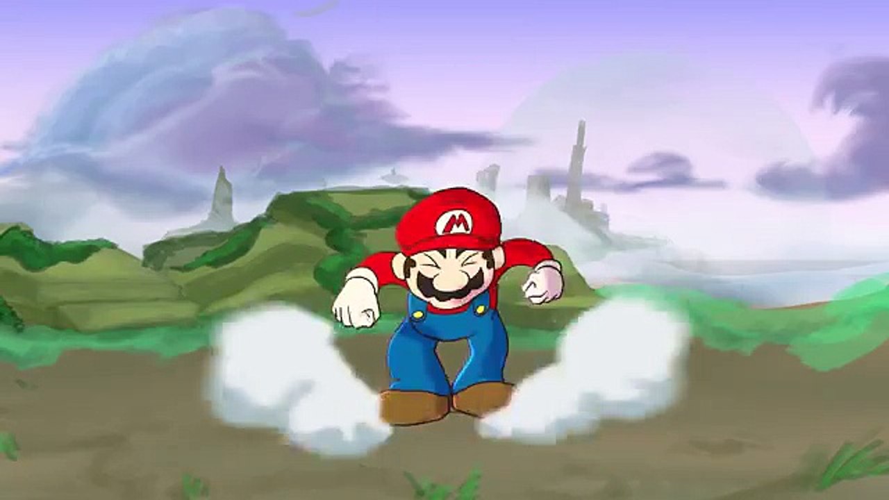 Smash Wii U Animated- Mario vs. Sonic