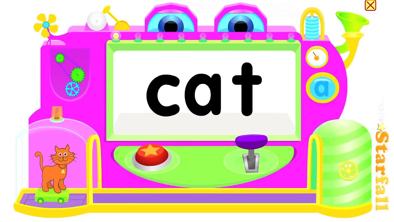 CVC Words: Phoneme Substitution, Deletion, and Blending a Starfall™ Movie from Starfall.com