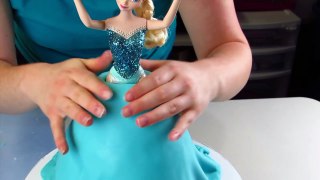 Frozen Princess Elsa Cake With 3D Olaf - How To With The Icing Artist