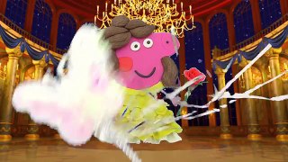 #Peppa Pig Dress Up Play Doh Magic Disney #Princess Jasmine #Belle Rapunzel New Peppa Pig Video