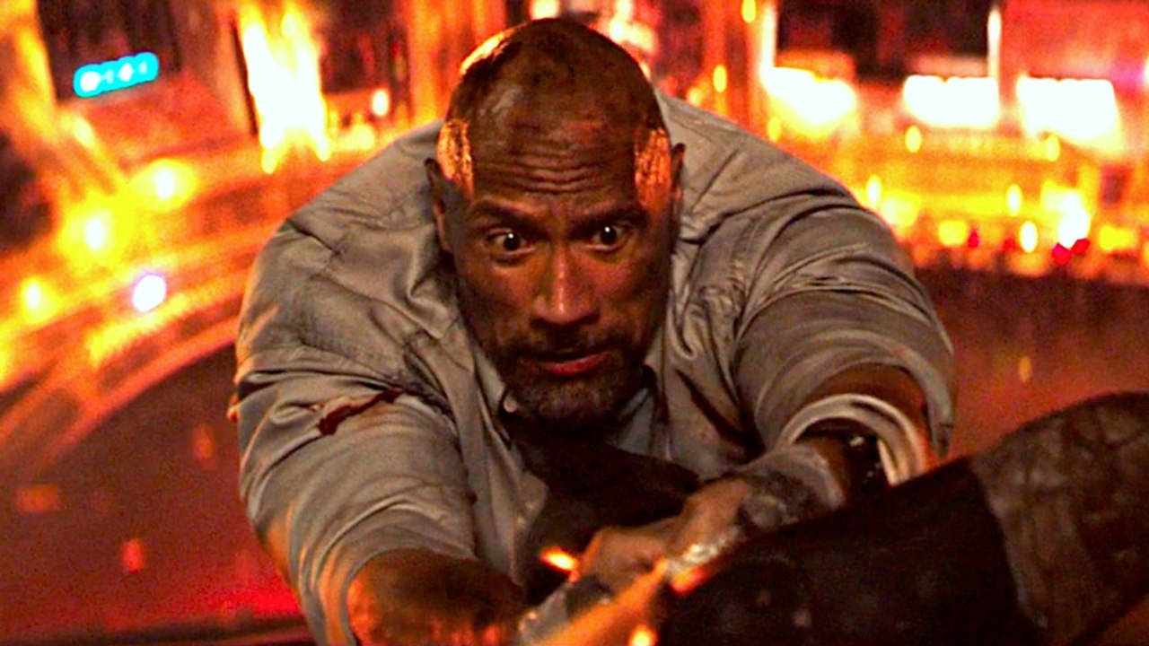 Skyscraper with Dwayne Johnson - "Explosion" Clip