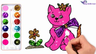 How to draw Cat for kids | Cat coloring pages for children