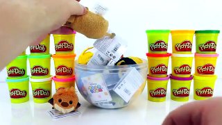 The Lion Guard Pumbaa Giant Play Doh Surprise Egg with The Lion King Tsum Tsum Kids Toys