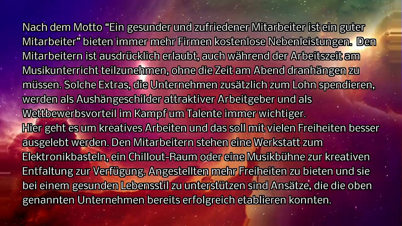 Benefits immer wichtiger