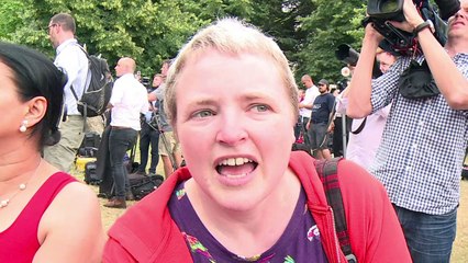 Londoners protest Trump's UK visit