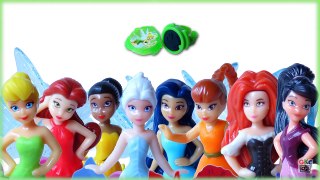 12 Surprise Eggs, Disney Fairies Kinder Surprise Eggs Toys, Tinkerbell Fairy Friends
