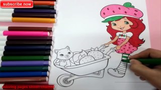 colouring pages for children , strawberry shortcake coloring page , coloring pages shosh channel