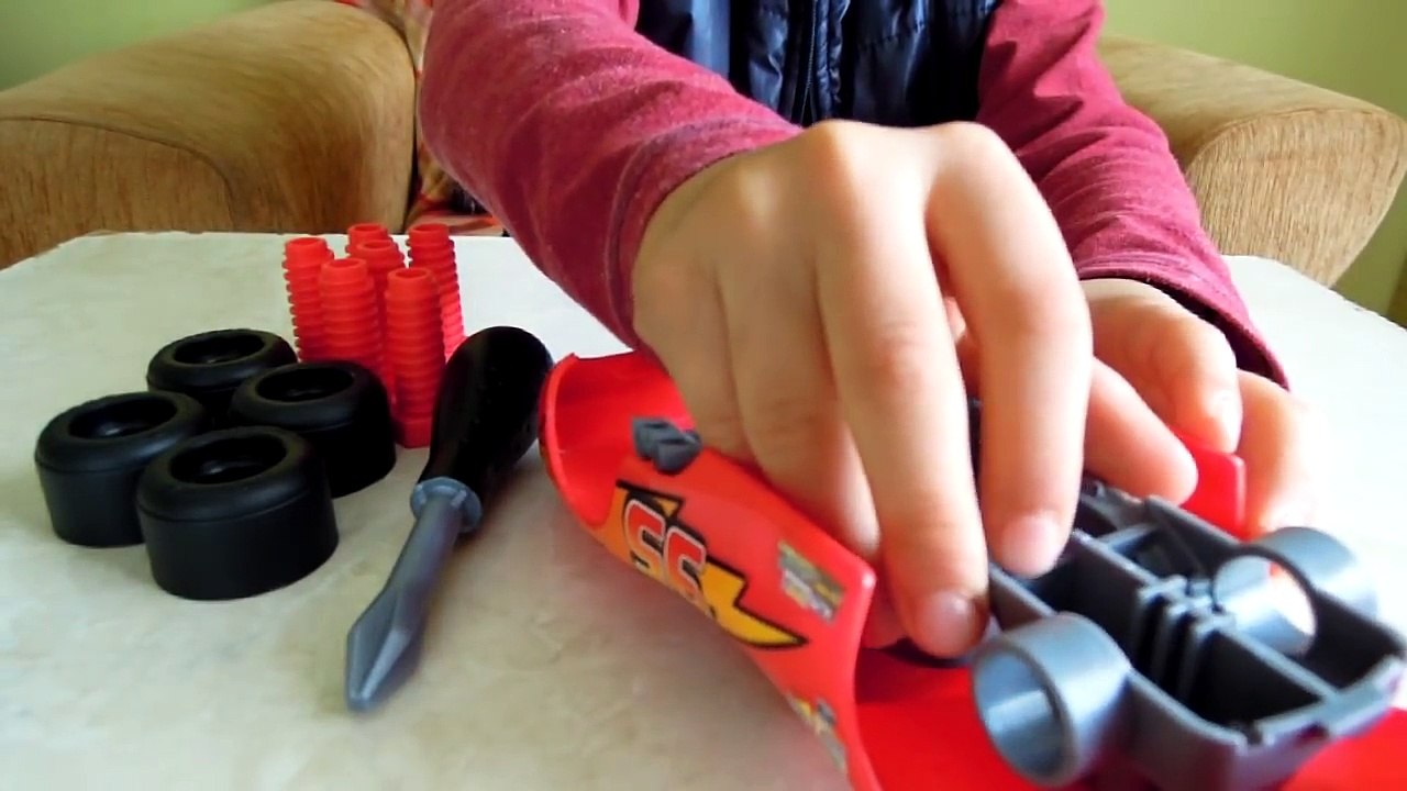 Lightning McQueen Toy Car Assembly