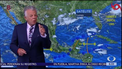 El clima de hoy Lunes 09 de Julio del 2018 6:32 am.