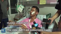 Chinese survivors recall the terrifying moment of a tourist boat capsizing in seas off Thailand's Phuket. At least 16 Chinese tourists were killed and 33 others