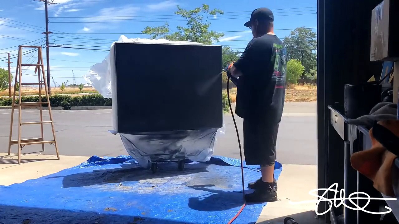 The "Skeletor" Box Finished! 2 Gigantic 24" Sundown ZV5 Subwoofers, Ported, Edge Lit Acrylic, BASS!