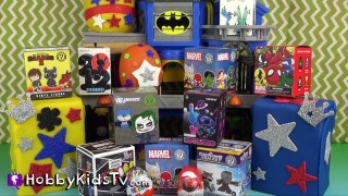 HobbyKid opens a Tower of Play-Doh and Kinder Blind Box Surprises