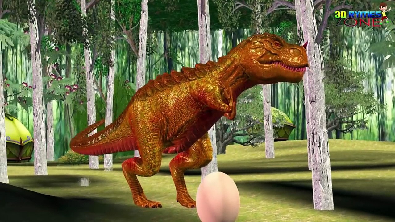Dinosaur 3D Animation Vs Lion Animals Fight War Short Film for Egg Dinosaurs For Kids video