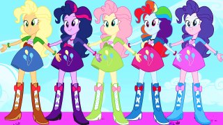 ✿ MLP Equestria Girls Pinkie Pie Mane 6 Transforms - My Little Pony Coloring Book For Kids FIM HD