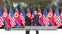 Trump reveals letter sent by Kim Jong-un on Twitter