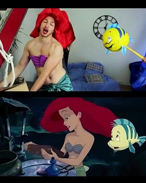 Chàng trai Pháp cosplay Nàng tiên cá khớp đến từng khuôn miệng