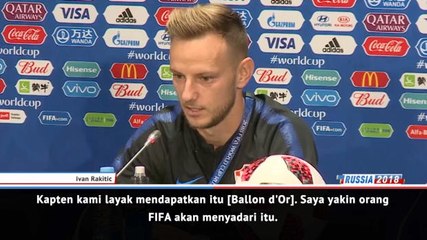 Modric Layak Dapatkan Ballon d'Or, Tapi Juga Inginkan Piala Dunia - Rakitic