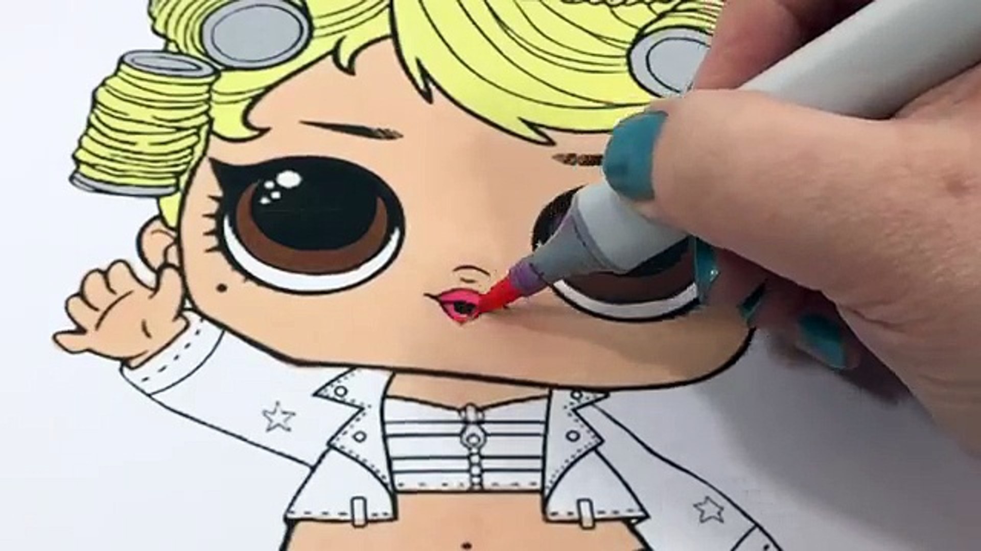 LOL Surprise Dolls Coloring Book Page Goo Goo Queen Shorty Coloring LOL  Dolls Confetti POP – Видео Dailymotion