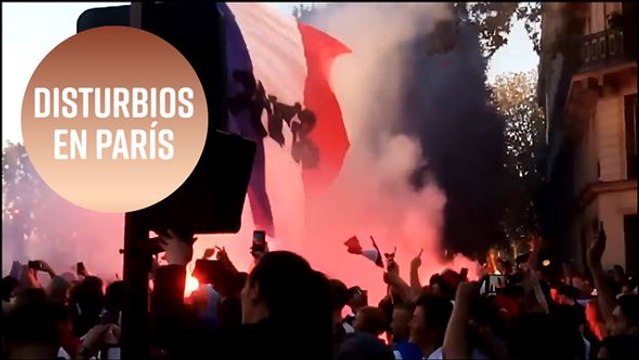 WC 2018: Las celebraciones en Francia terminan en disturbios