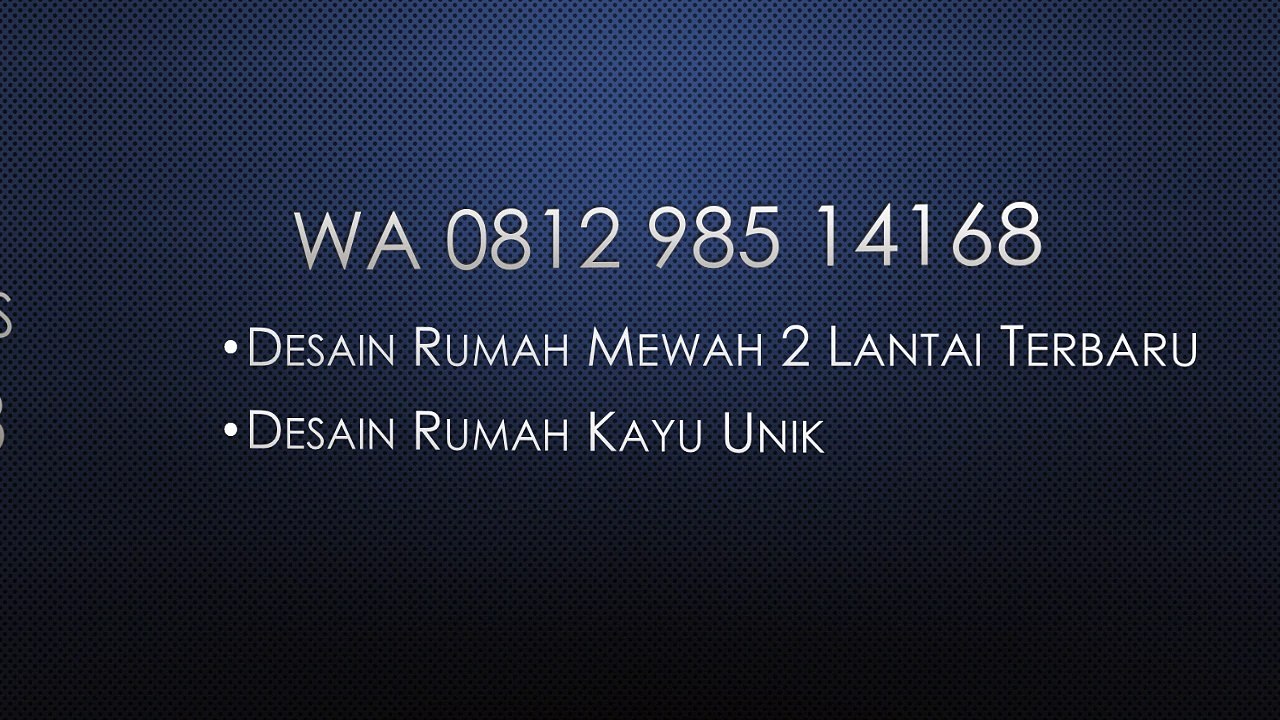Terpercaya, WA 0812 985 14168, Desain Rumah Nyaman, Desain Rumah Nuansa Alam