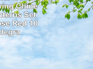 Download Video: Just Artifacts ECO WireFree Flying Chinese Sky Lanterns Set of 20 Eclipse Red  100