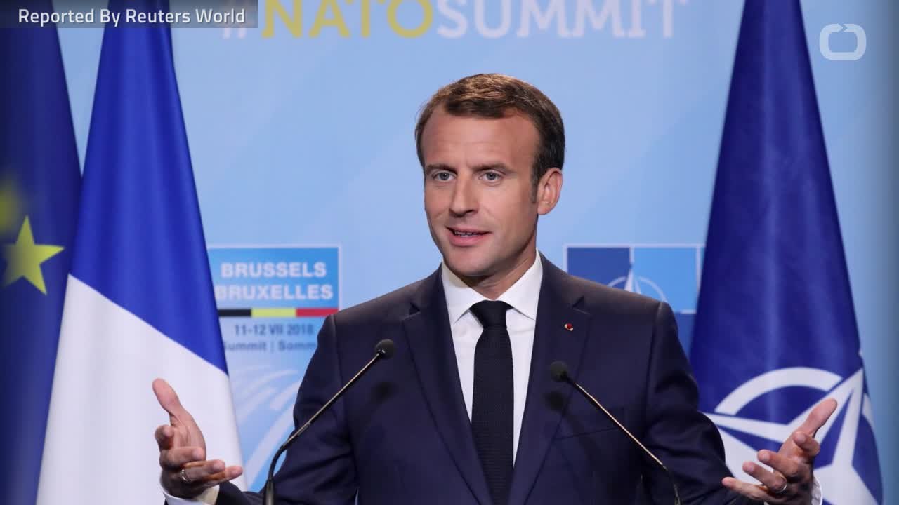 Macron Says NATO Debates Were 'Frank And Respectful'