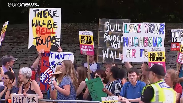 Regno Unito: Trump tra incontri istituzionali e proteste