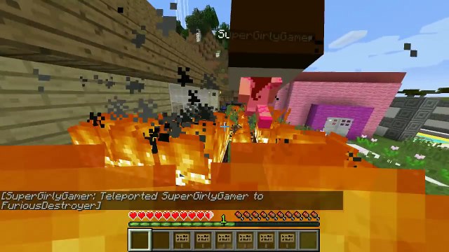 PopularMMOs Minecraft GIANT FOOD! (EAT HOUSE SIZED FOOD!)