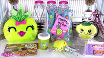 Only PINEAPPLES! Pineapple Jelly Cube SLIME! Sequin Bag! SURPRISE! Stationery Se