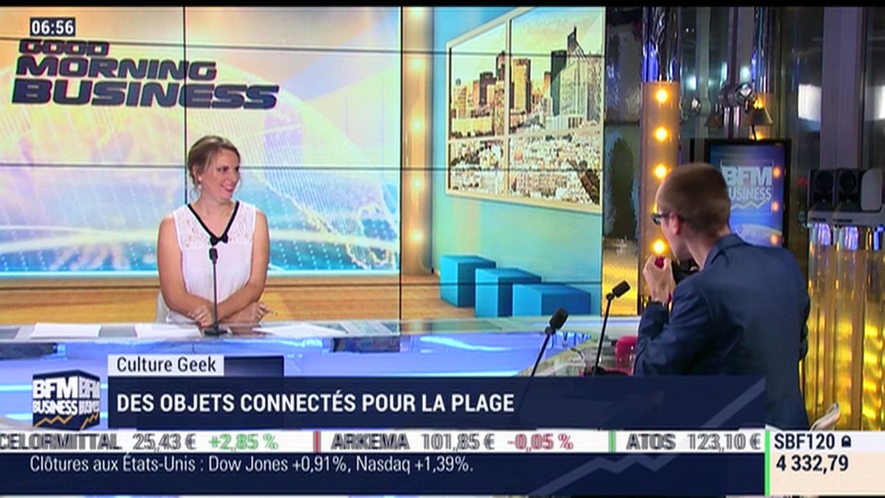 Anthony Morel: Des objets connectés pour la plage - 13/07