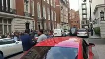 See What People Chants When They See Hussain Nawaz Outside London Flats