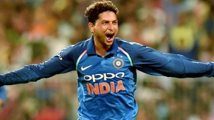 குல்தீப்புக்கு ட்விட்டரில் குவியும் பாராட்டுக்கள்- வீடியோ