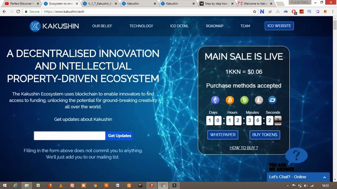 Kakushin ICO Review Earn With Referral Program