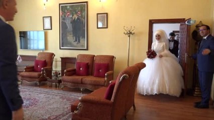 Valilik Makamında Düğün Fotoğrafı Çekimi