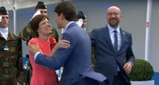 Sosyal Medya Kanada Başbakanı'nın Belçikalı Mevkidaşının Eşiyle Tokalaşmasını Konuşuyor