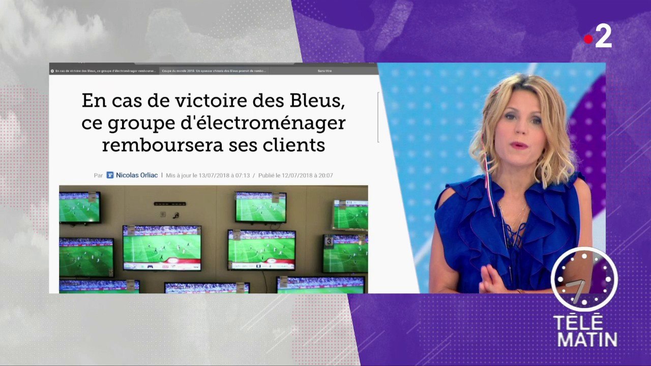Un sponsor chinois remboursera l'électroménager de ses clients en cas de victoire des Bleus