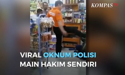 Viral, Oknum Polisi Main Hakim Sendiri
